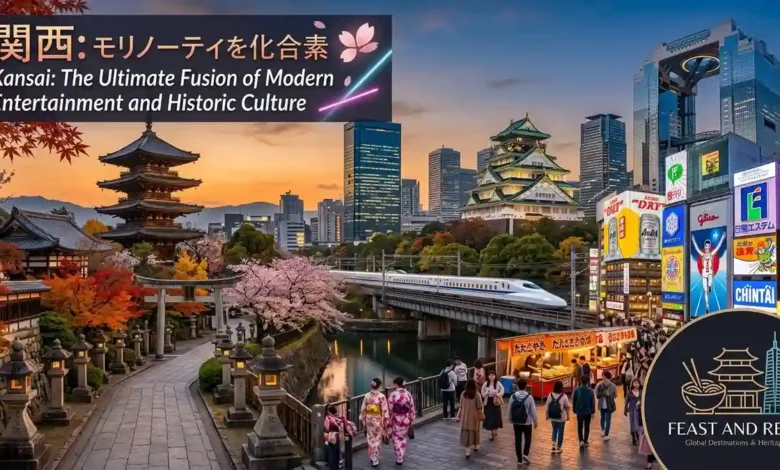 Balancing Ancient Heritage and Modern Thrills in Western Japan